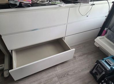 IKEA MALM 6 drawer unit