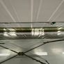 Glass table with metal frame Image 2