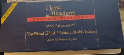 Model Soldiers Lim Ed Set - Royal Scots Dragoon Guards Drum & Bugle Set