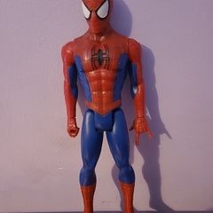 Spiderman and Batman action figures