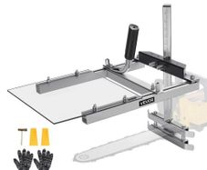 Chainsaw Mill, Portable Sawmill Fits 41-51 cm Planking Milling Bar, Lumber Cross Cutting Guide Chain Saw with Shield, 0.2-11.81 in Cutting Thickness