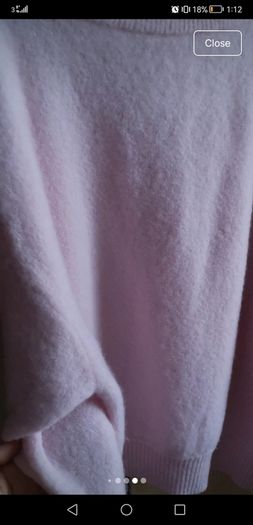American Vintage pale pink sweater