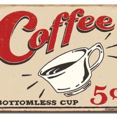 vintage tin sign