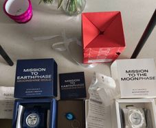 Swatch moon watches