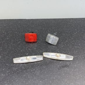 Bicycle 4 pc  reflectors set   front rear & wheel