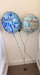 Baby boy balloons
