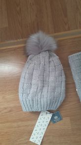 Ladies Designer hat and scarf set
