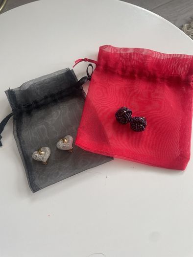 2 pairs of Vintage Clip On Earrings
