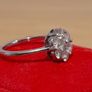 Diamond ring hallmarked 925 Image 3