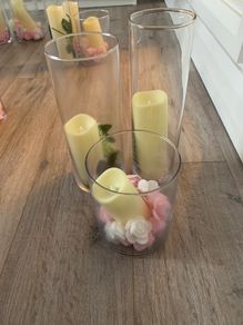 Hurricane Vases and Candles