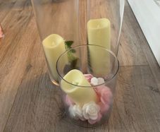 Hurricane Vases and Candles