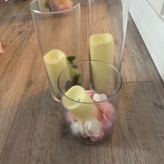 Hurricane Vases and Candles