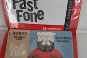 call card Vodafone 1999 in original wallet with instructions