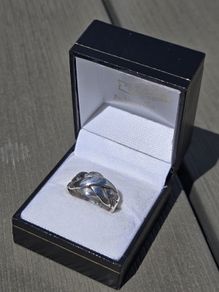 Vintage 925 Silver Puzzle Ring