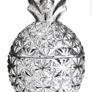 H&M Home Pineapple Ornament Jar Silver Glass Image 10
