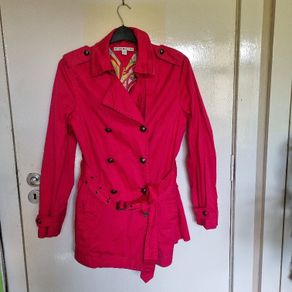 Womens Tommy Hilfiger Pink Coat
