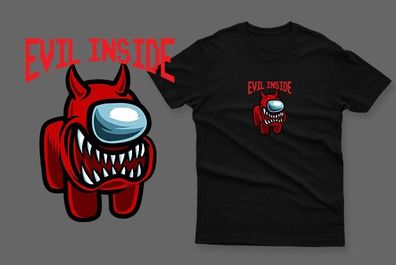 Evil inside among us t-shirt impostor t-shirt