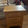 Oak bedside table Image 2