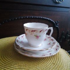 Crown English porcelain trio