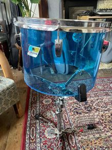 Vintage Ludwig Vistalite 13x9  Blue Acrylic Concert Tom