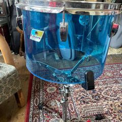 Vintage Ludwig Vistalite 13x9  Blue Acrylic Concert Tom