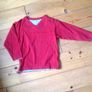 Age 3-4 Red & Grey Mock Layer Top Image 2