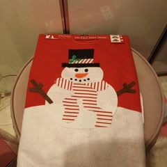 Decorative christmas tree skirt
