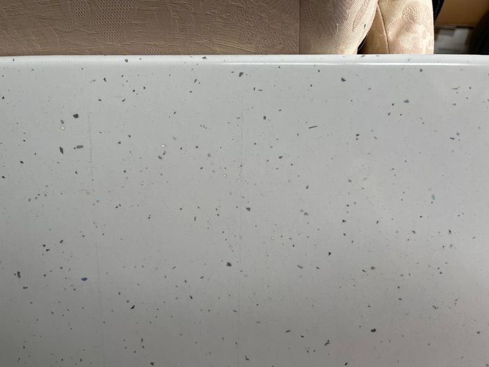 White new laminate counter top