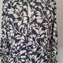 Gallery navy/gold print dress size UK 20 Image 2