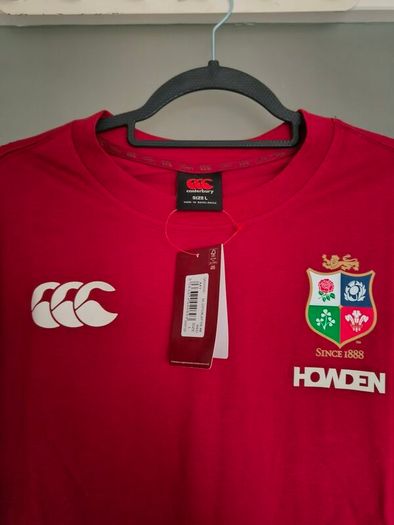 Canterbury British & Irish Lions Rugby 2024/25 Mens cotton T-Shirt