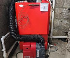 Grant Vortex 50/90 Oil Boiler + Carbery 900L Oil Tank