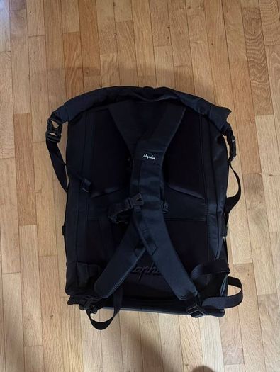Rapha Roll top Rucksack Backpack Black