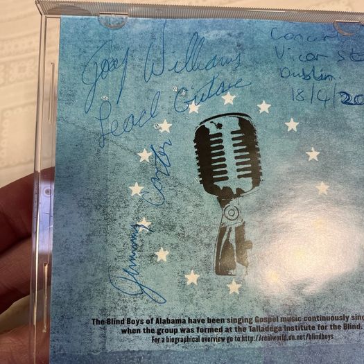 Blind Boys of Alabama. Signed CD. Free Post.