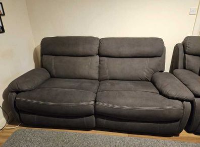 3-Seater Sofa & Armchair Set (Electric Recliners)
