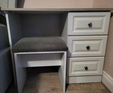 Dressing table and stool