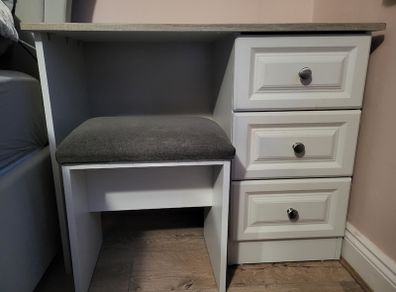Dressing table and stool