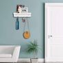 6 Hooks Key Holder Wall Mounted, Letter Holder with Key Hooks, Mail Organizer Wall Mount with Key Hanger, Small Key Rack for Hallway, Entryway, Kitchen, Bathroom (FREE POSTAGE) Image 4