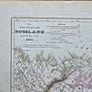 Set of 5 Antique Maps 1849 1850  Meyers Zeitung Atlas Image 5