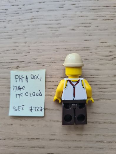 lego pha004 mac mccloud, set 7327