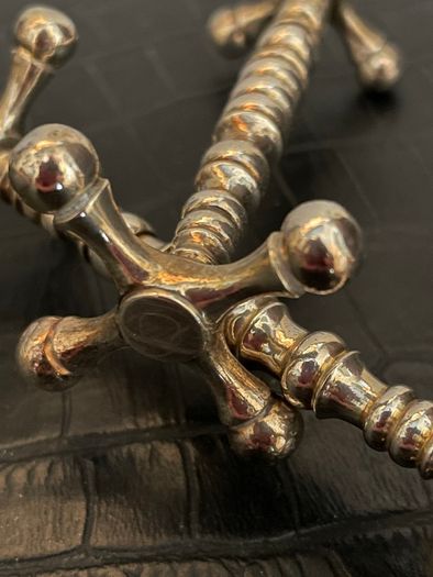 Vintage silver-plated knife rests
