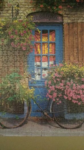 Country boutique bicycle Jigsaw puzzle 500 pcs great as poster