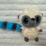 YooHoo and Friends Bush Baby Blue Grey Striped Tail Aurora Used Please see pictures Image 2