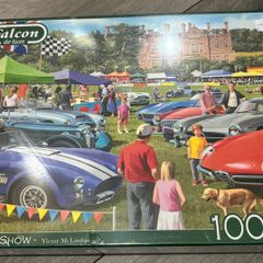 Falcon jigsaw 1000 pieces "The Car Show "brand new unopened