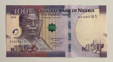 Nigeria 100 Naira 2024 Banknote