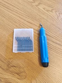 Deburring Tool with 10 Spare Blades Set