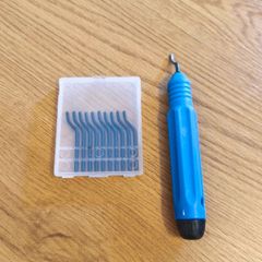 Deburring Tool with 10 Spare Blades Set