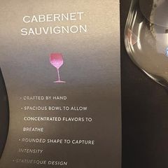 Waterford Crystal Cabernet Sauvignon Ellegance Collection wine glasses set of two