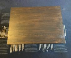 Handcrafted solid oak coffee table