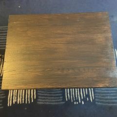 Handcrafted solid oak coffee table