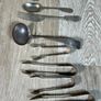 Vintage job lot of 9 EPNS Items - Sugar / Ice tongs, Ladle, Spoons & Fork Image 9